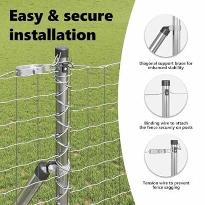 VidaXL Afrasteringspaal 13 pcs zilver staal VidaXL Afrasteringspaal 13 pcs zilver staal