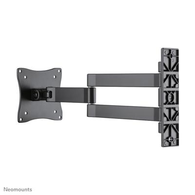 Neomounts FPMA-W830BLACK Wandbeugel voor monitor Aantal monteerbare displays: 1 Display(s) 25,4 cm (10) - 68,6 cm (27) Zwart Kantelbaar, Zwenkbaar, Uittrekbaar