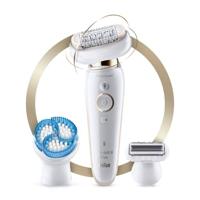 Braun Silk-épil 9 Flex 9-010 - Epilator Voor Vrouwen Met Flexibele Kop Voor Ontharen, Wit/Goud - thumbnail