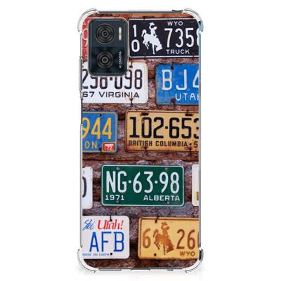 Motorola Moto E22 | E22i Anti-shock Hoesje met foto Kentekenplaten Motorola Moto E22 | E22i Anti-shock Hoesje met foto Kentekenplaten