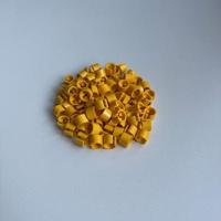 Minimarker onbedrukt donkergeel 100 stuk - thumbnail