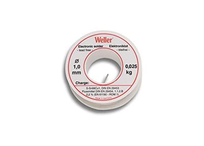 Weller EL99-1-250 Soldeertin, 1mm, 250g, Loodvrij - T0054025299 T0054025299