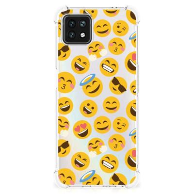 OPPO A53 5G | A73 5G Doorzichtige Silicone Hoesje Emoji OPPO A53 5G | A73 5G Doorzichtige Silicone Hoesje Emoji