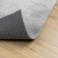 VidaXL Vloerkleed iza laagpolig scandinavisch 120x170 cm grijs - thumbnail