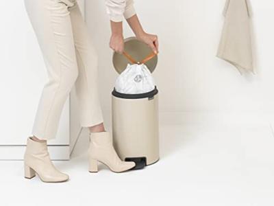 Brabantia pedaalemmer Newlcon 12 liter soft beige - thumbnail