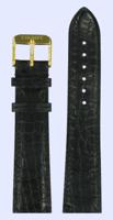 Horlogeband Tissot T600019693 Krokodillenleer Zwart 21mm - thumbnail