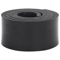 VidaXL Rubberen rand voor sneeuwploeg 200x8x1 cm zwart - thumbnail