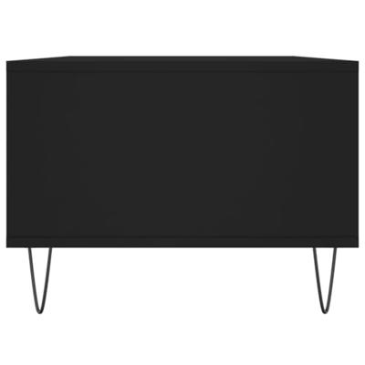 Salontafel 90x50x36,5 cm bewerkt hout zwart