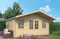 Blokhut Viggo 500x400 cm + luifel 100 cm - thumbnail