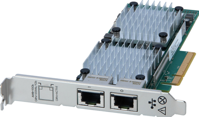 HPE 530T - Netwerkadapter - PCIe 2.0 x8 - 10Gb Ethernet - voor Nimble Storage dHCI Small Solution with HPE ProLiant DL360 Gen10; ProLiant DL360 Gen10 HPE 530T - Netwerkadapter - PCIe 2.0 x8 - 10Gb Ethernet - voor Nimble Storage dHCI Small Solution with HPE ProLiant DL360 Gen10; ProLiant DL360 Gen10