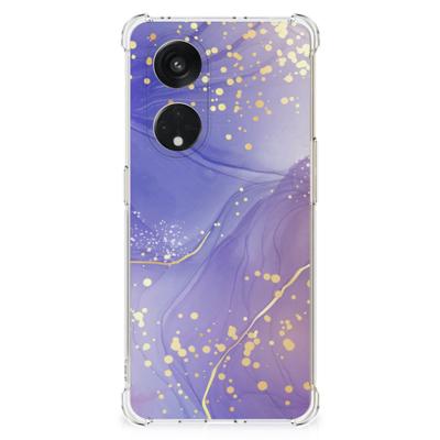 Back Cover voor OPPO Reno8 T 5G Watercolor Paars Back Cover voor OPPO Reno8 T 5G Watercolor Paars