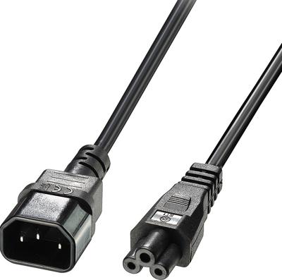 Lindy 30341 electriciteitssnoer Zwart 2 m C14 stekker C5 stekker