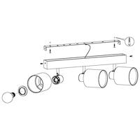 Eglo Houten plafondlampBatallas - 99491 - thumbnail