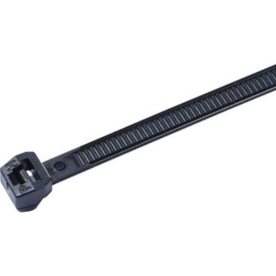 HellermannTyton 118-04900 T30LOS-HS-BK-C1 Kabelbinder 200 mm 3.40 mm Zwart Hittegestabiliseerd 100 stuk(s)