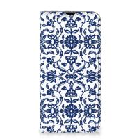 iPhone 13 Pro Max Smart Cover Flower Blue - thumbnail