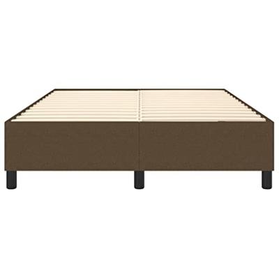 Boxspringframe stof donkerbruin 140x190 cm Boxspringframe stof donkerbruin 140x190 cm