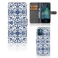 Nokia G11 | G21 Hoesje Flower Blue - thumbnail