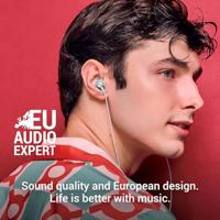 Energy Sistem EasyPods Hoofdtelefoon met kabel (microfoon, voice assistant, afspeelcontroller, comfi-fit) (mint) - thumbnail
