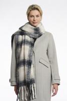 Rino - Pelle Hipke.7002512 Checked Scarf Sjaals 9000 Light Grey - thumbnail