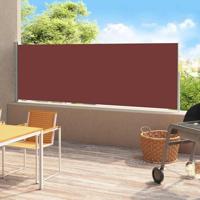 VidaXL Tuinscherm uittrekbaar 180x500 cm bruin - thumbnail