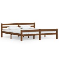 Bedframe massief grenenhout honingbruin 180x200 cm - thumbnail