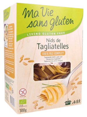 Ma Vie Sans Tagliatelle volkoren rijst glutenvrij bio 300 Gram Ma Vie Sans Tagliatelle volkoren rijst glutenvrij bio 300 Gram