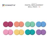 Connetix Ball Run Ballen Pastel 16 stuks - thumbnail