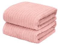 LIVARNO Set van 2 handdoeken 50 x 100 cm (Roze) - thumbnail
