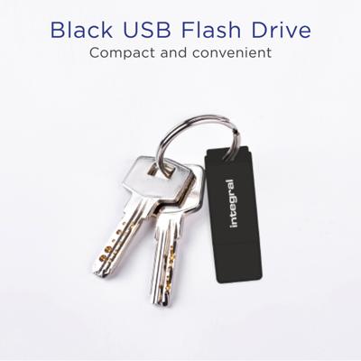Integral USB 2.0 stick, 32 GB, zwart