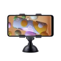 Shop4 - Samsung Galaxy A11 Autohouder Raamhouder Klem Zwart - thumbnail