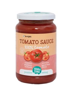 TerraSana Tomatensaus 100% tomaat bio 340 Gram TerraSana Tomatensaus 100% tomaat bio 340 Gram