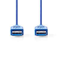 Nedis USB 3.0 kabel A stekker - A M acho 1,0 m blauw - thumbnail
