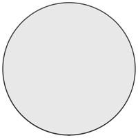 VidaXL Wandspiegel rond ø60 cm zwart - thumbnail