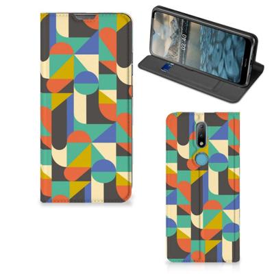 Nokia 2.4 | Hoesje met Magneet | Funky Retro