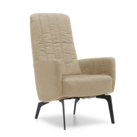 Fauteuil X-103 Lichtbruin Stof - thumbnail