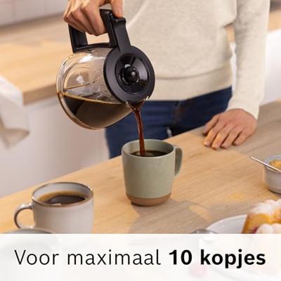 Bosch TKA4M233 Koffiefilter apparaat Zwart - thumbnail