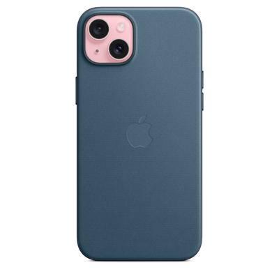 Apple Finewoven Case Backcover Apple iPhone 15 Plus Pacific-blauw Inductieve lading, Stootbestendig Apple Finewoven Case Backcover Apple iPhone 15 Plus Pacific-blauw Inductieve lading, Stootbestendig