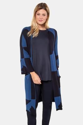 Ulla Popken Cardigan, lang model, 2 zakken - Grote Maten