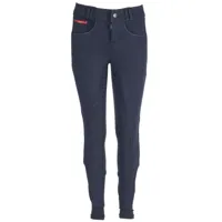 QHP Coco kinder rijbroek donkerblauw maat:152 - thumbnail