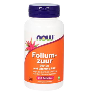 NOW Foliumzuur 800 ?g Tabletten