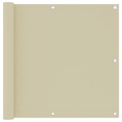 Balkonscherm 90x300 cm oxford stof crme Balkonscherm 90x300 cm oxford stof crme