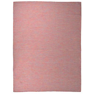 VidaXL Buitenkleed platgeweven 120x170 cm rood