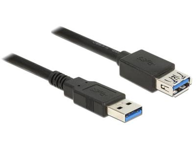 Delock 85056 Verlengkabel USB 3.0 Type-A male > USB 3.0 Type-A female 2,0 m zwart - thumbnail