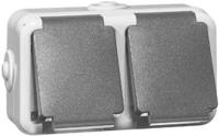 PEHA by Honeywell 305211 Wandcontactdoos Compleet Grijs 1 stuk(s) - thumbnail