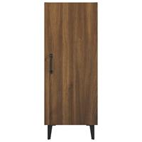 Dressoir 34,5x34x90 cm bewerkt hout bruineikenkleurig - thumbnail