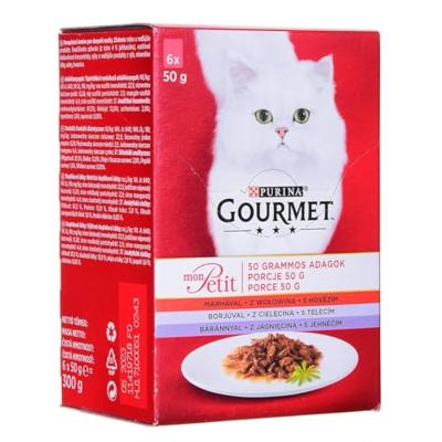 GOURMET Mon Petit Fish Mix - nat kattenvoer - 6 x 50 g