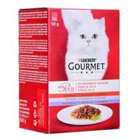 GOURMET Mon Petit Fish Mix - nat kattenvoer - 6 x 50 g - thumbnail