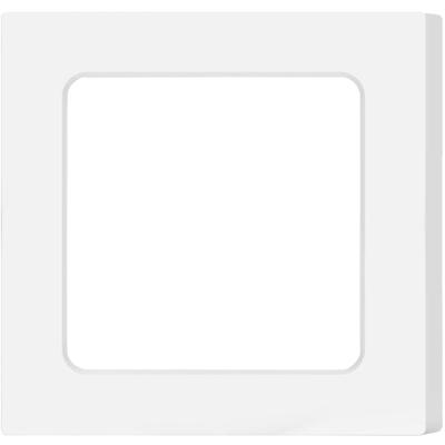 LED Downlight Vierkant 6W - Koud Wit 6500K - Mat Wit - Kunststof