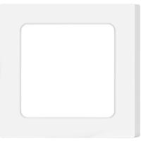 LED Downlight Vierkant 6W - Koud Wit 6500K - Mat Wit - Kunststof - thumbnail