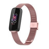Fitbit Luxe - Milanese bandje met klemsluiting - Rosé goud Fitbit Luxe - Milanese bandje met klemsluiting - Rosé goud